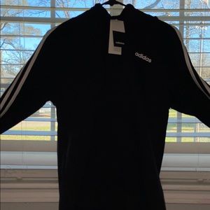 black and white adidas sweatshirt